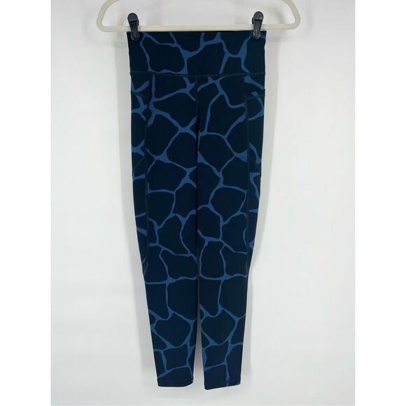 Sweaty Betty Zero Gravity High Waist 7/8 Tight Blue Animal Fragment Size US 0-2 - Picture 2 of 13